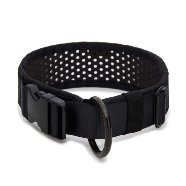 SOFTY Halsband | Länge: 55-61cm | Breite: 6,3cm | Farbe: schwarz/schwarz